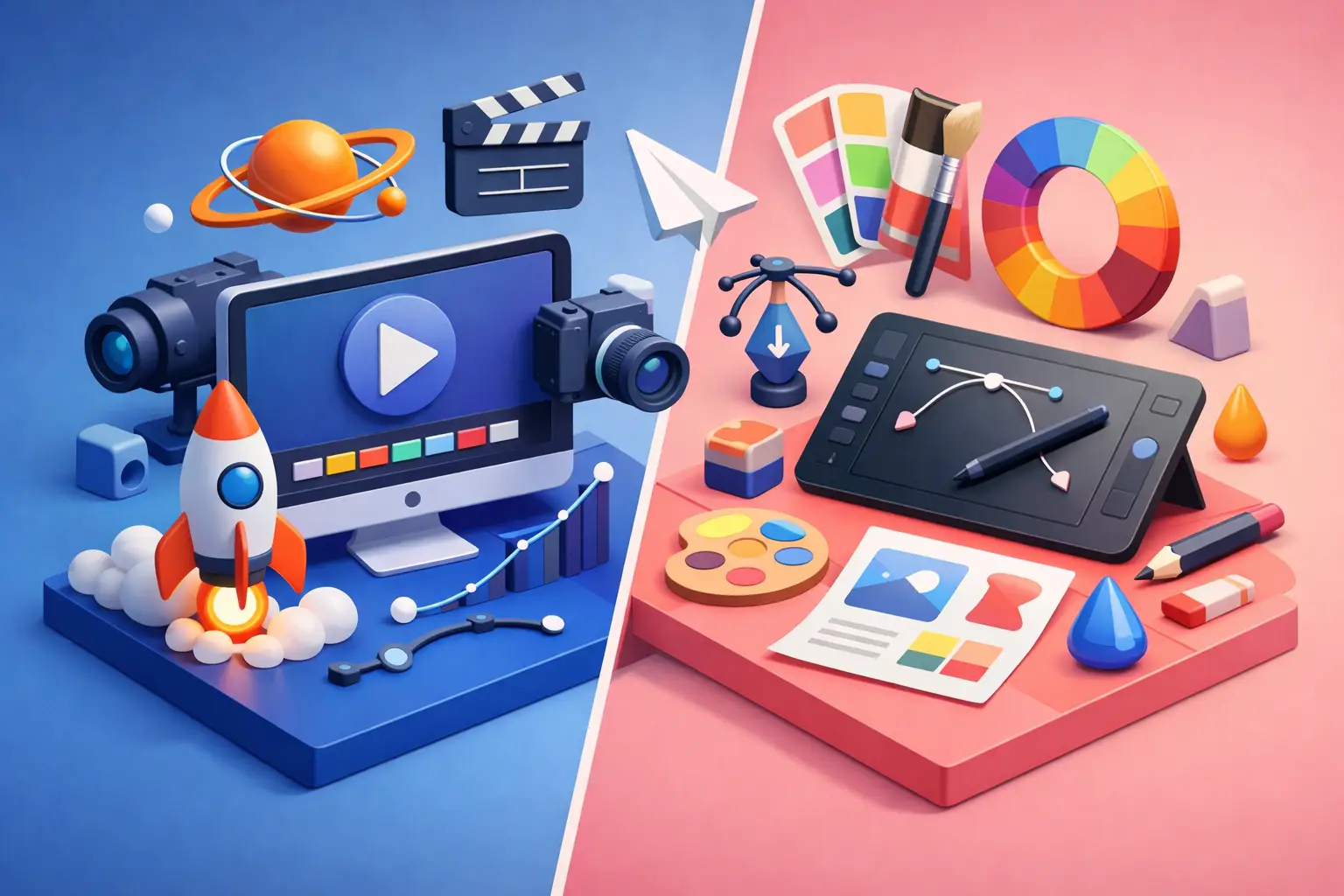 Motion Graphics vs Graphic Design Explained