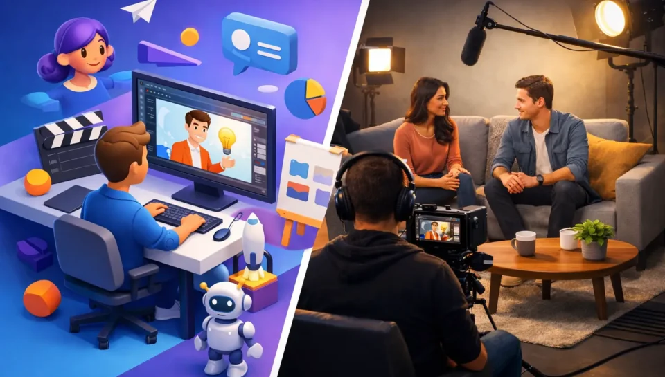 Animated Explainer Versus Live Action: Which Works?