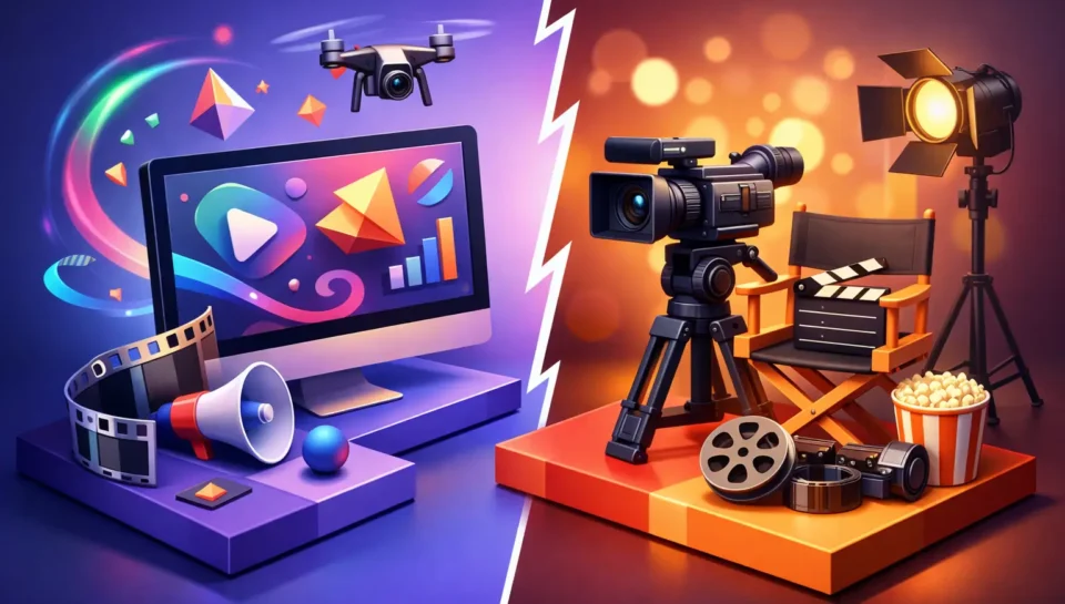 Motion Graphics Versus Filmed Ads: Which Wins?