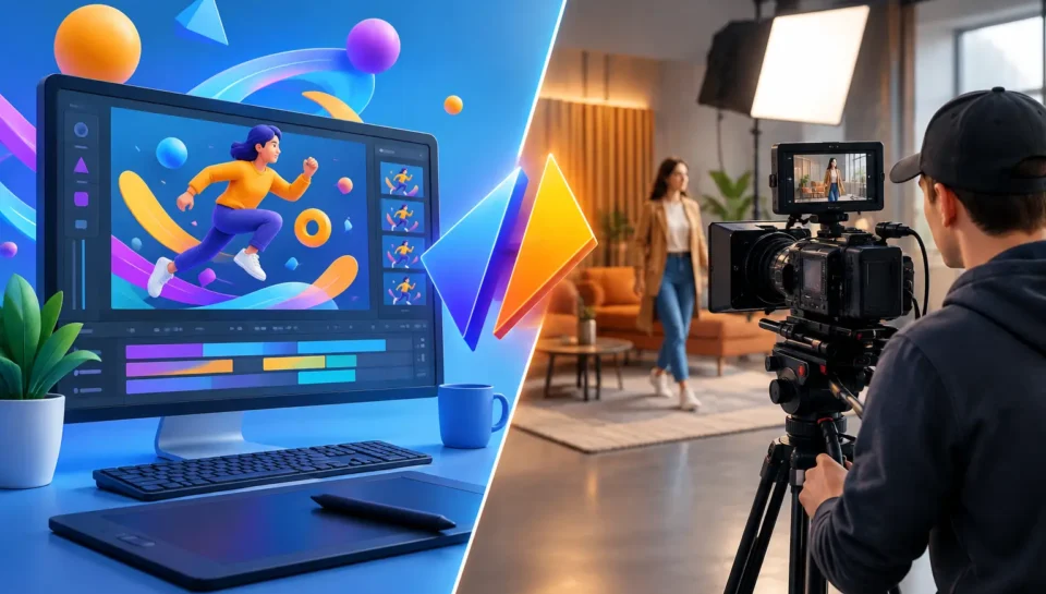 Motion Graphics Versus Live Action: Which Wins?