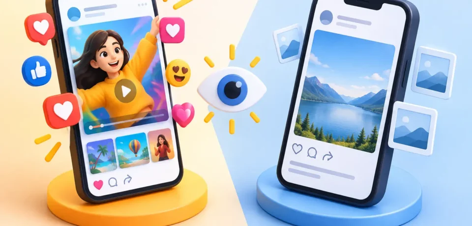 Social Graphics vs Static: Which Gets Seen?
