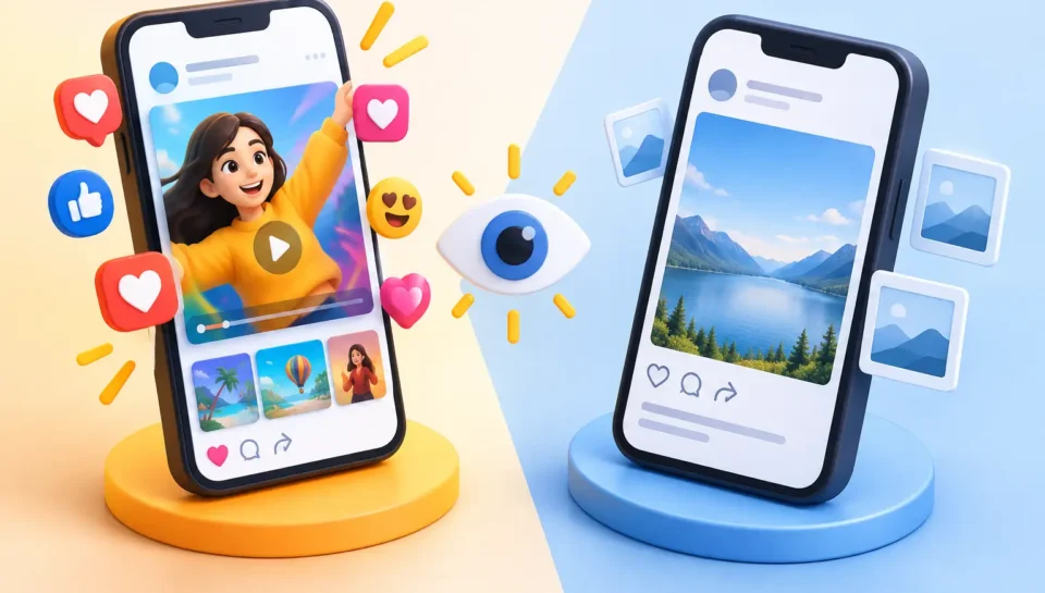 Social Graphics vs Static: Which Gets Seen?